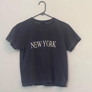 Brandy Melville navy OS tee